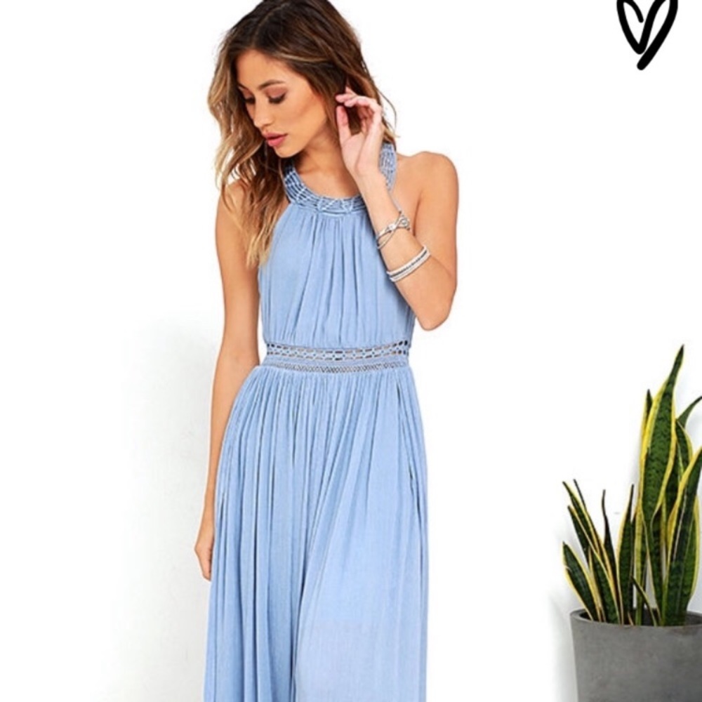 Lulu’s Resort Life light blue maxi